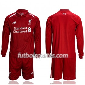 Camisetas Liverpool Niños Primera Equipacion 2018/2019 Manga Larga